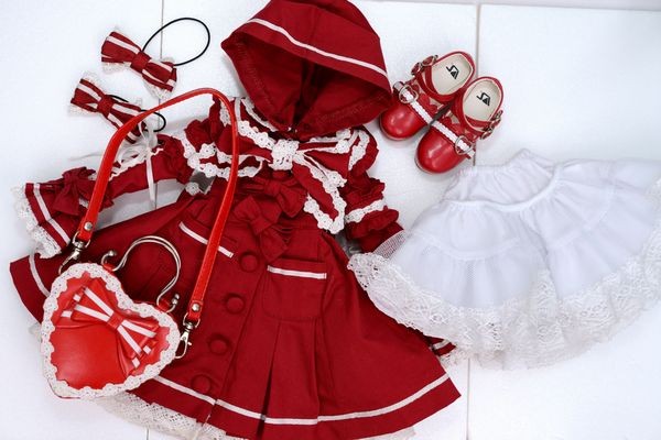 Little Red Riding Hood One-Piece Coat Set, Volks, Baby, The Stars Shine Bright, Accessories